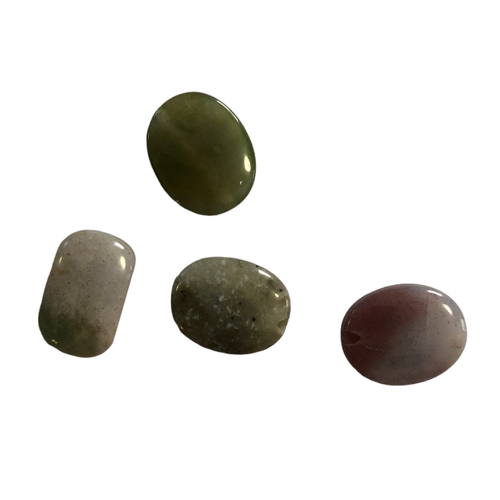 Bead - Moss Agate Oval Medium