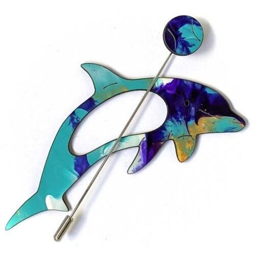 Scarf Pin - Dolphin