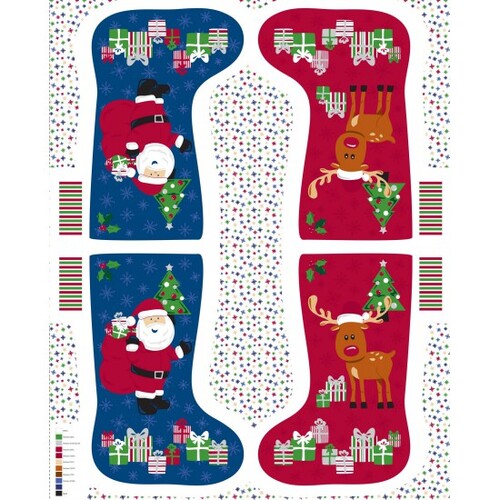 Make a Christmas Stocking Fabric Panel