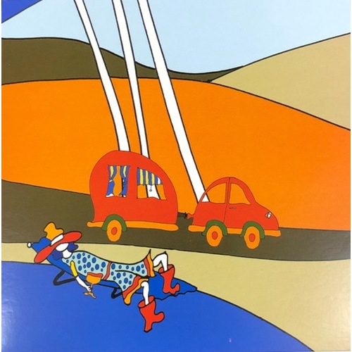 Tallfigs Caravan Blank Greeting Card
