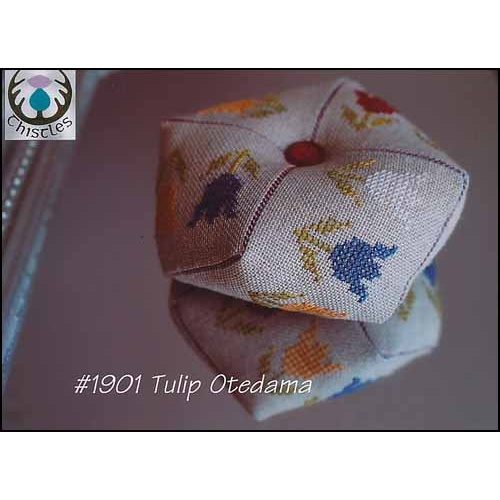 Tulip Otedama (#1901) - Cross Stitch Pattern