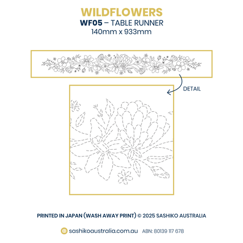 WF05 – Wildflower Bouquet Runner