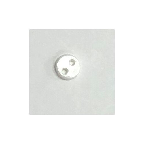 Button - 4mm White