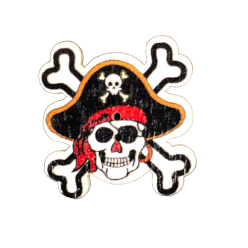 Button - 29mm Pirate Skull