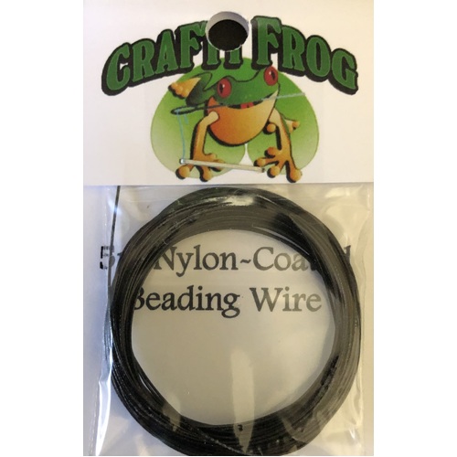 Beading Wire - 0.38mm Black 5 metres