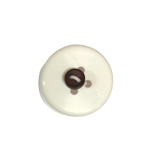 Button - 5mm 2 Hole Matt dolls Button 38 Dark Blue