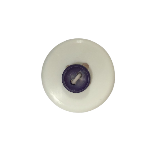 Button - 7mm 2 Hole Matt dolls Button 84 Purple